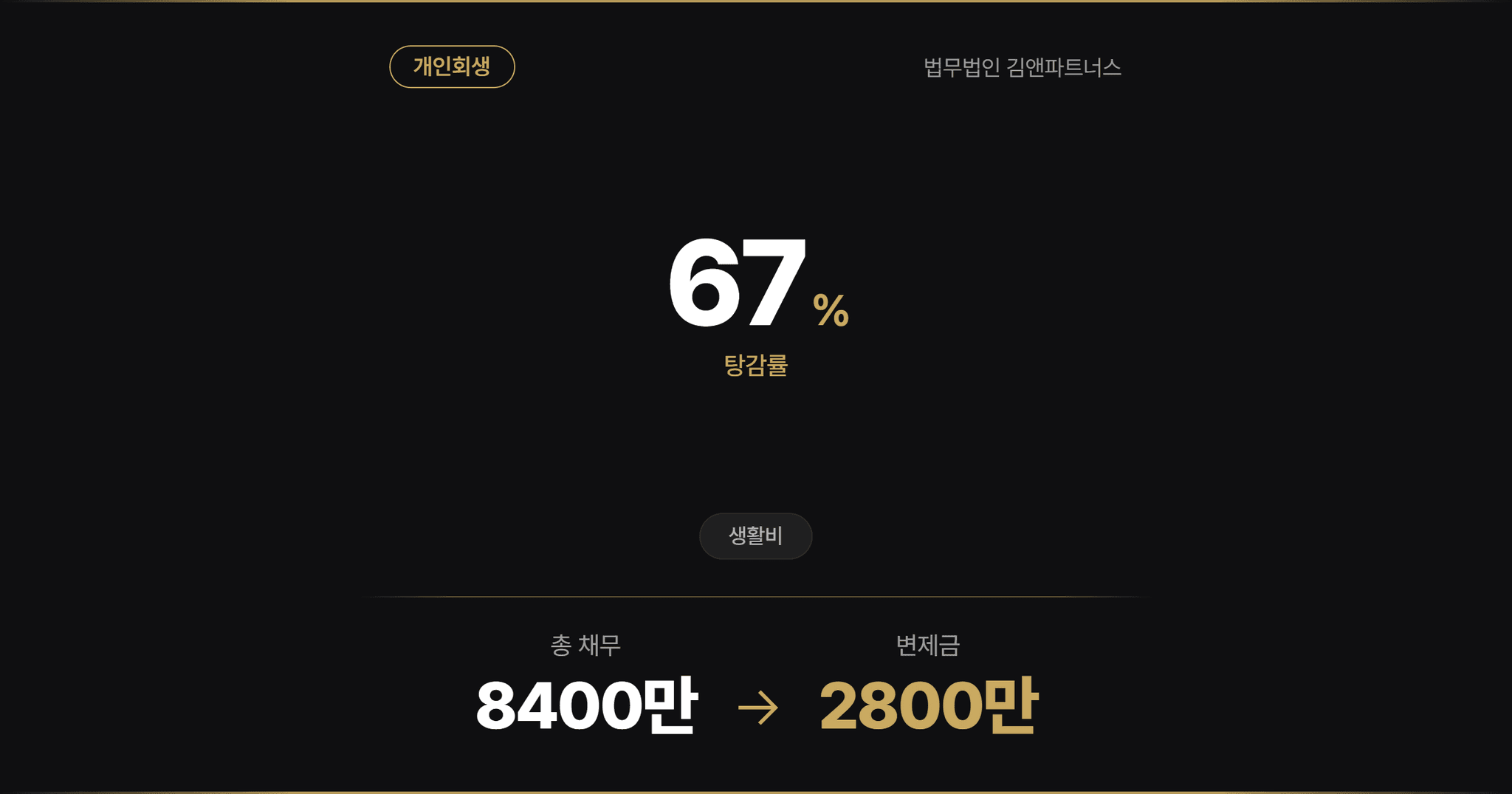 [생활비 채무] 임신과 출산으로 소득활동을 하지 못해 발생한 생활비 채무 탕감