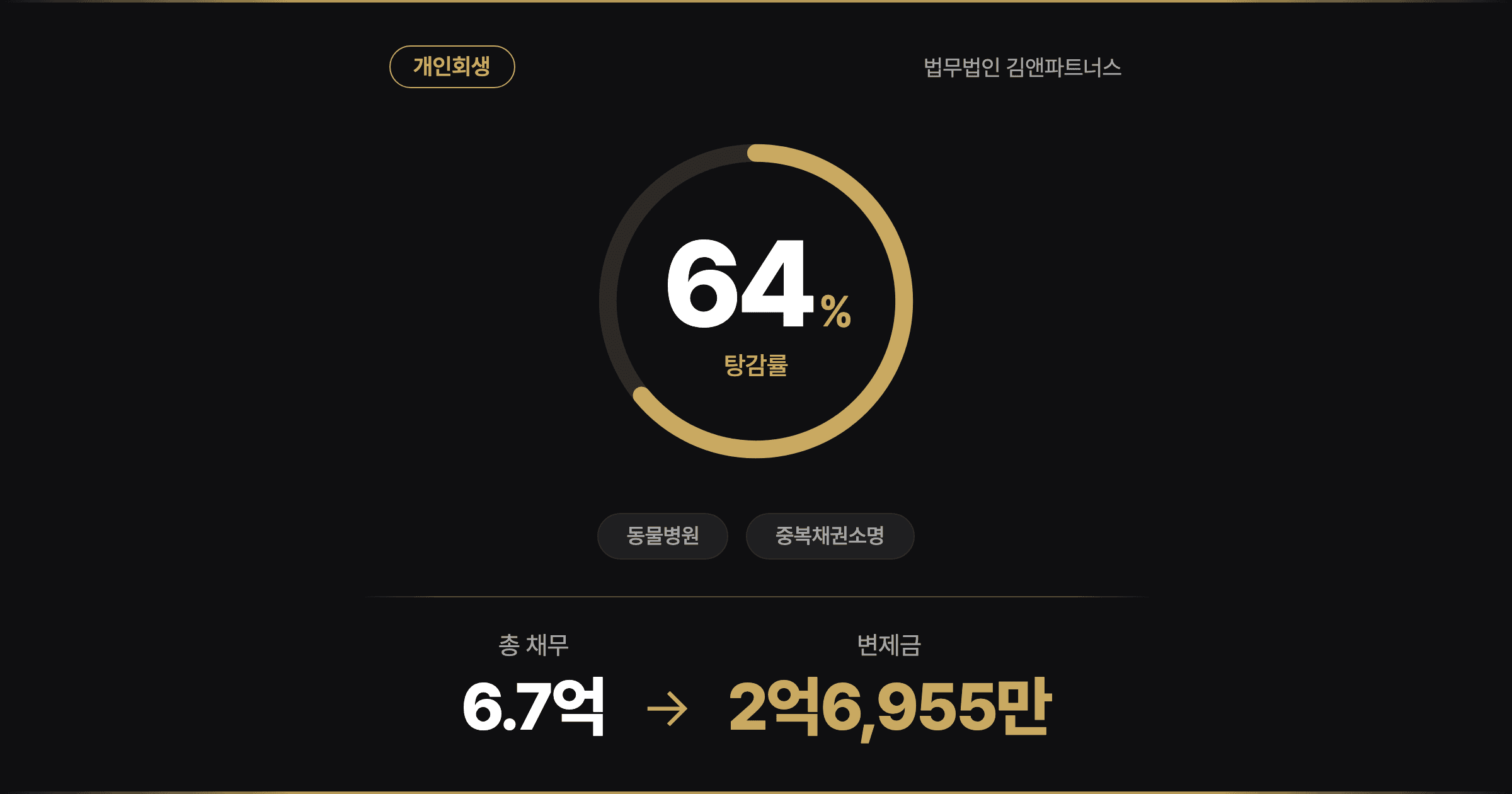 [64% 탕감] 코로나에 무너진 동물병원 원장, 7차 보정 끝에 되찾은 개인회생