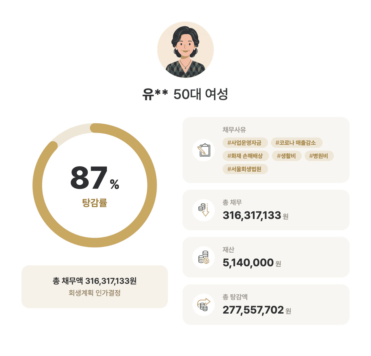 성공사례 요약 인포그래픽